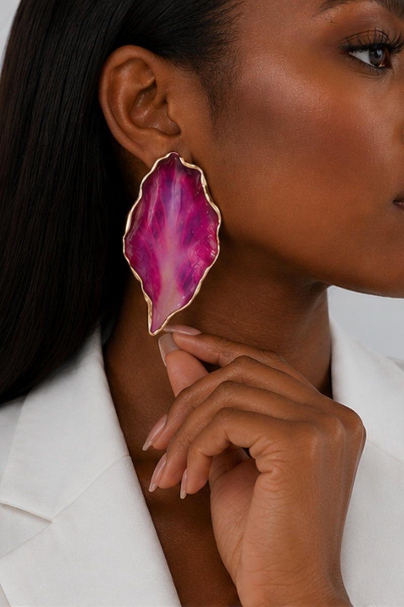 Blush Luxe Statement Earrings