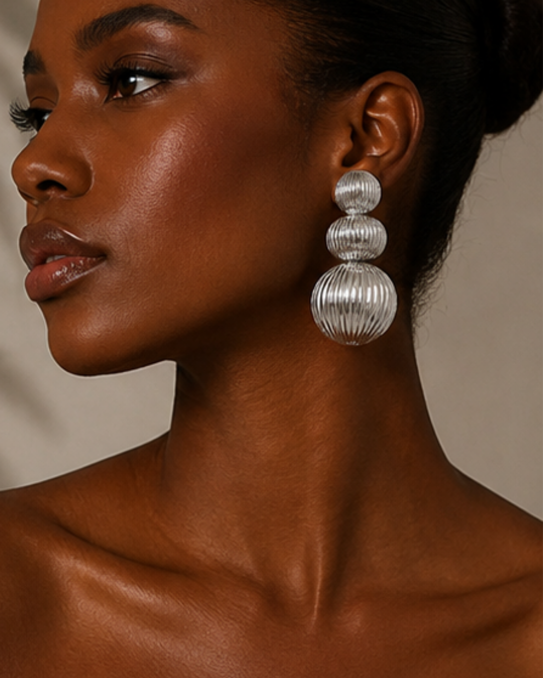 Silver Luxe Drop Earrings
