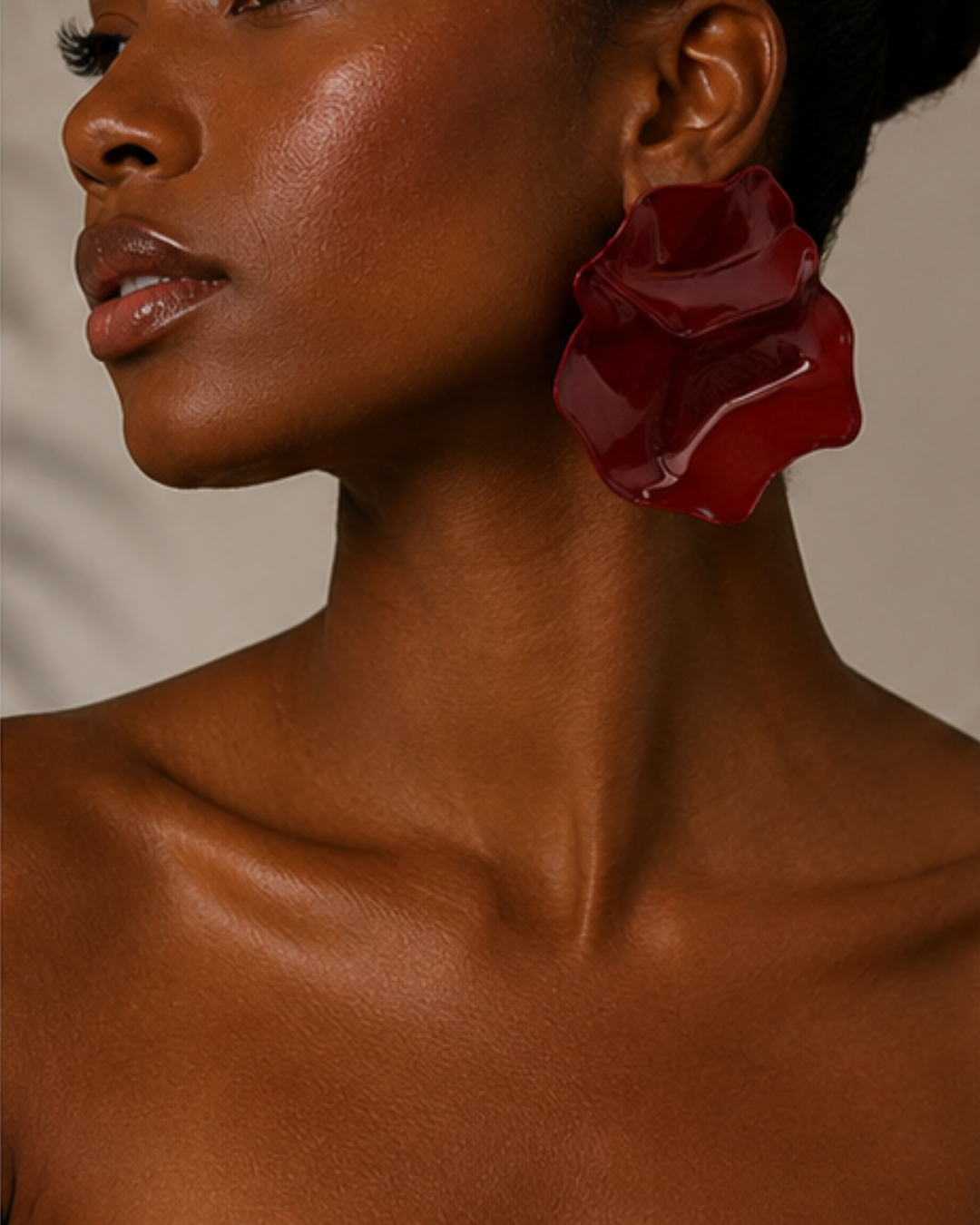 Ruby Bloom Statement Earrings