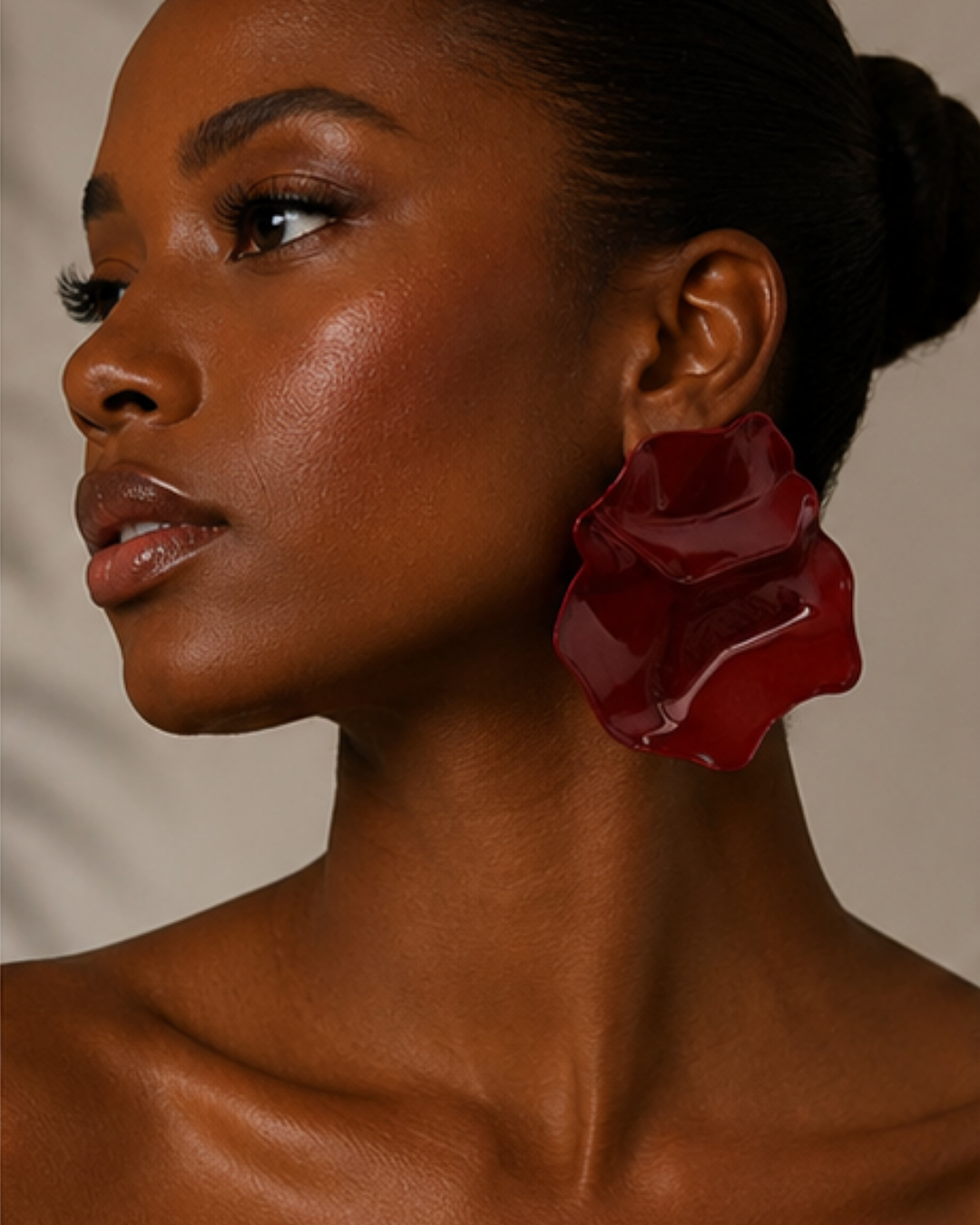 Ruby Bloom Statement Earrings