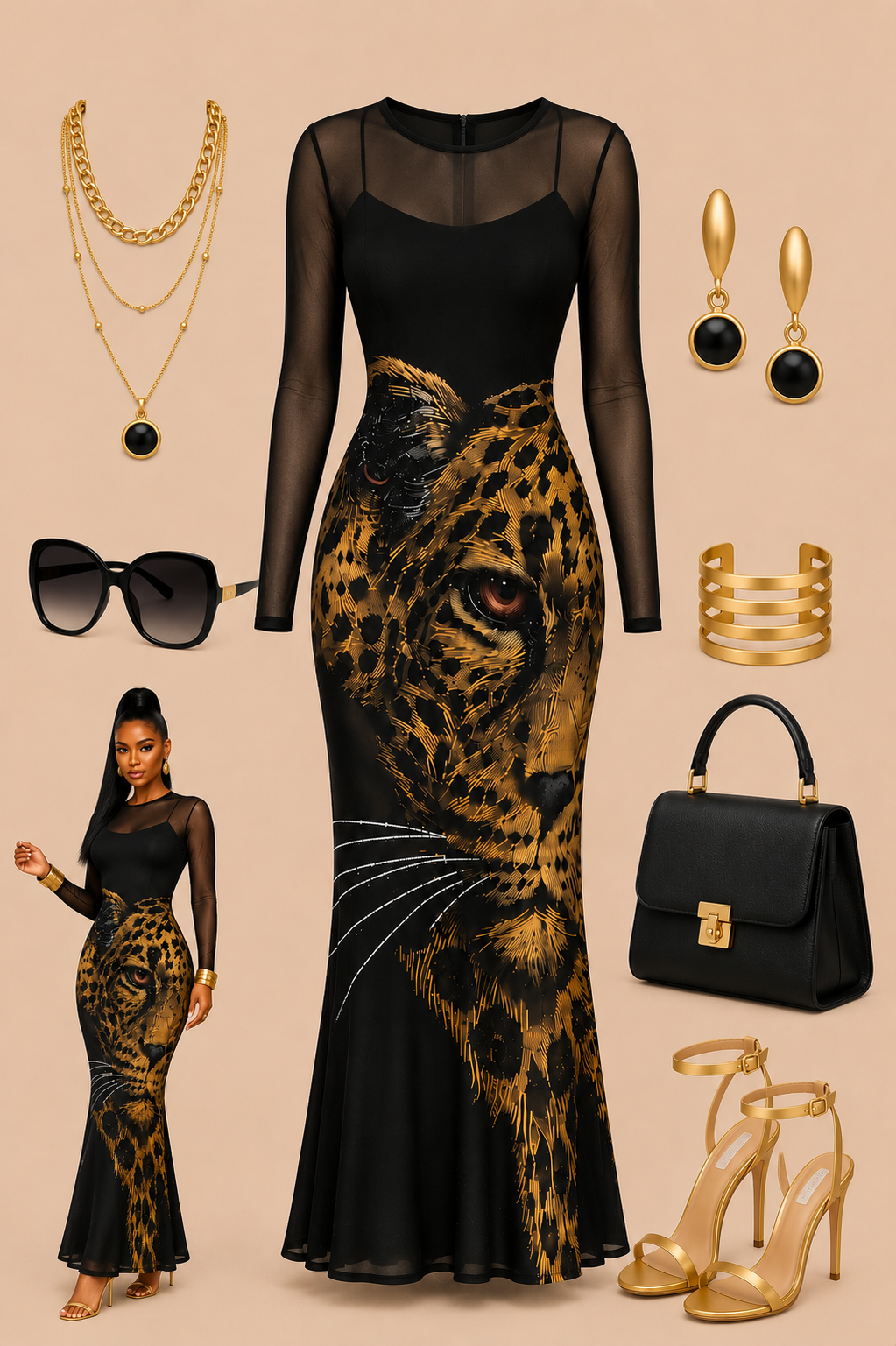 The Savannah Luxe Illusion Maxi