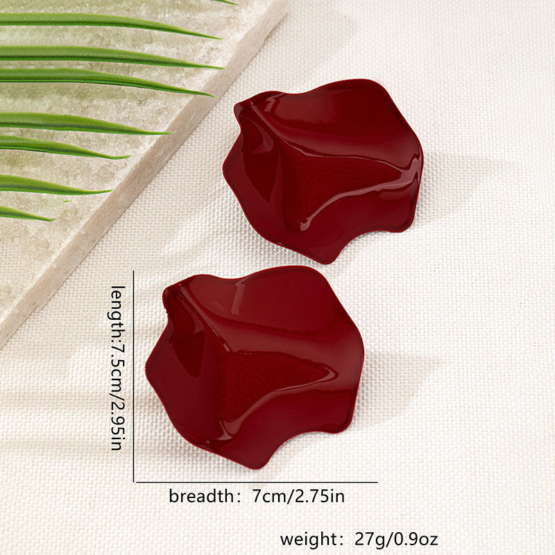 Ruby Bloom Statement Earrings