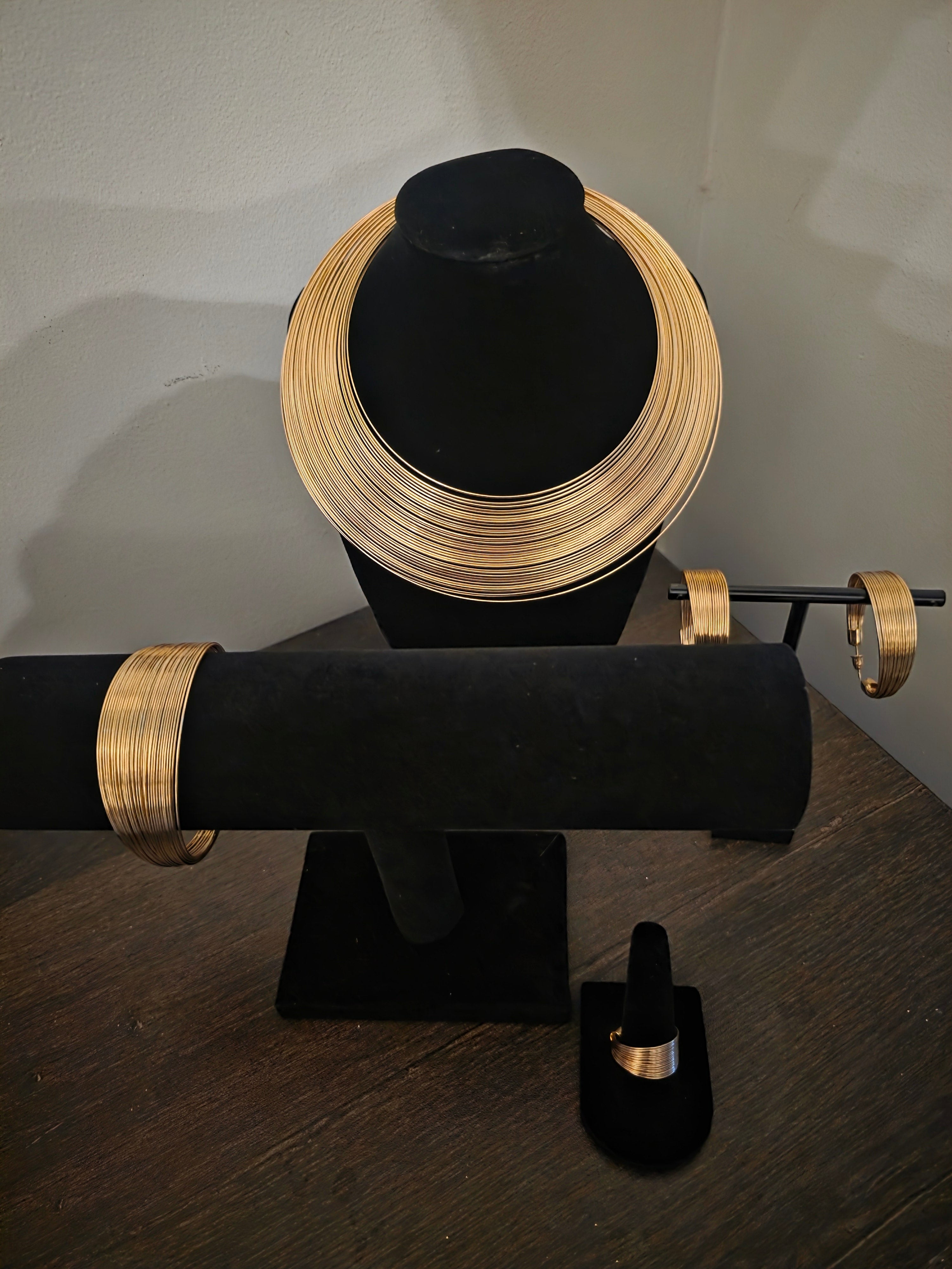 Golden Harmony Jewelry Set