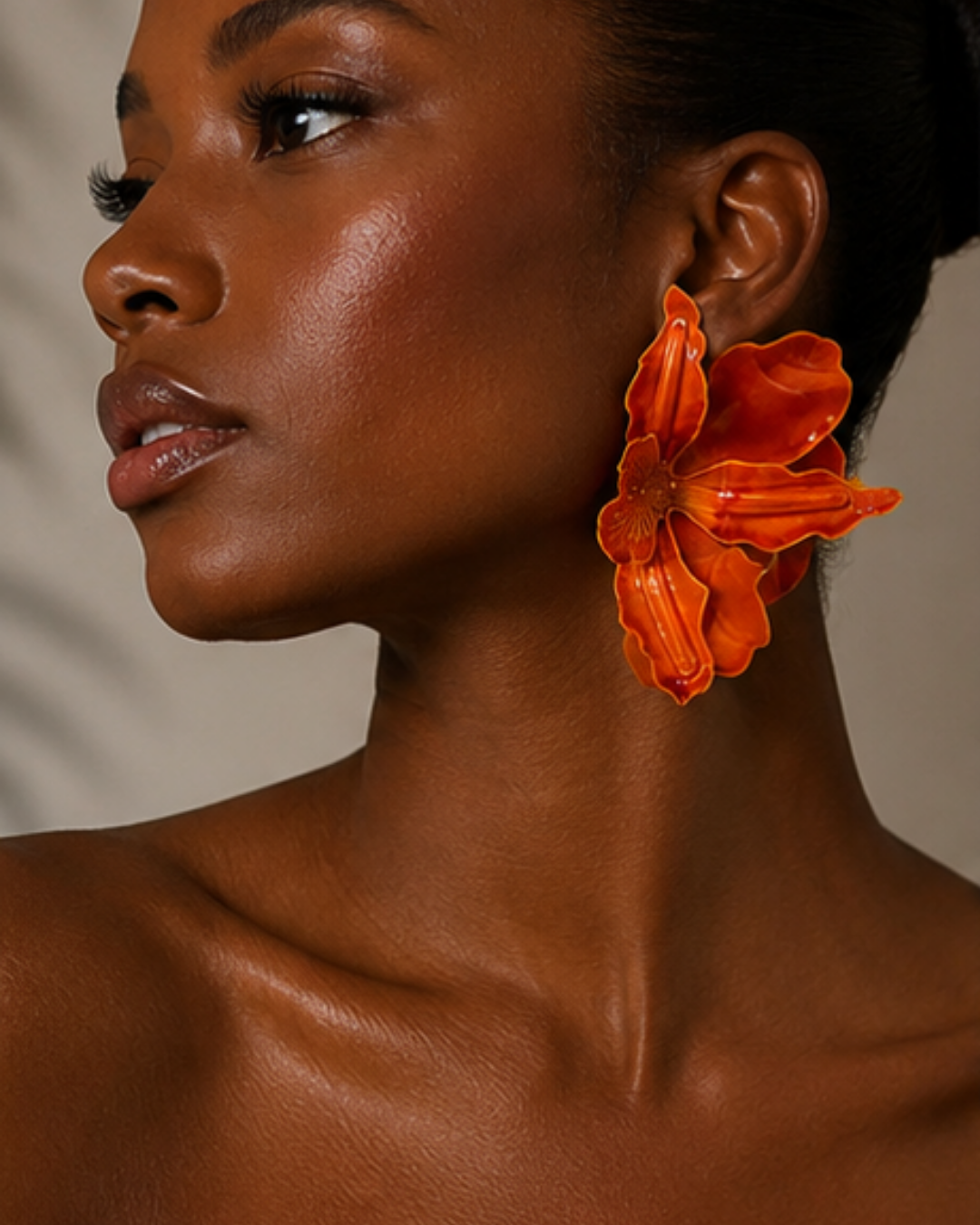 Sunset Bloom Statement Earrings