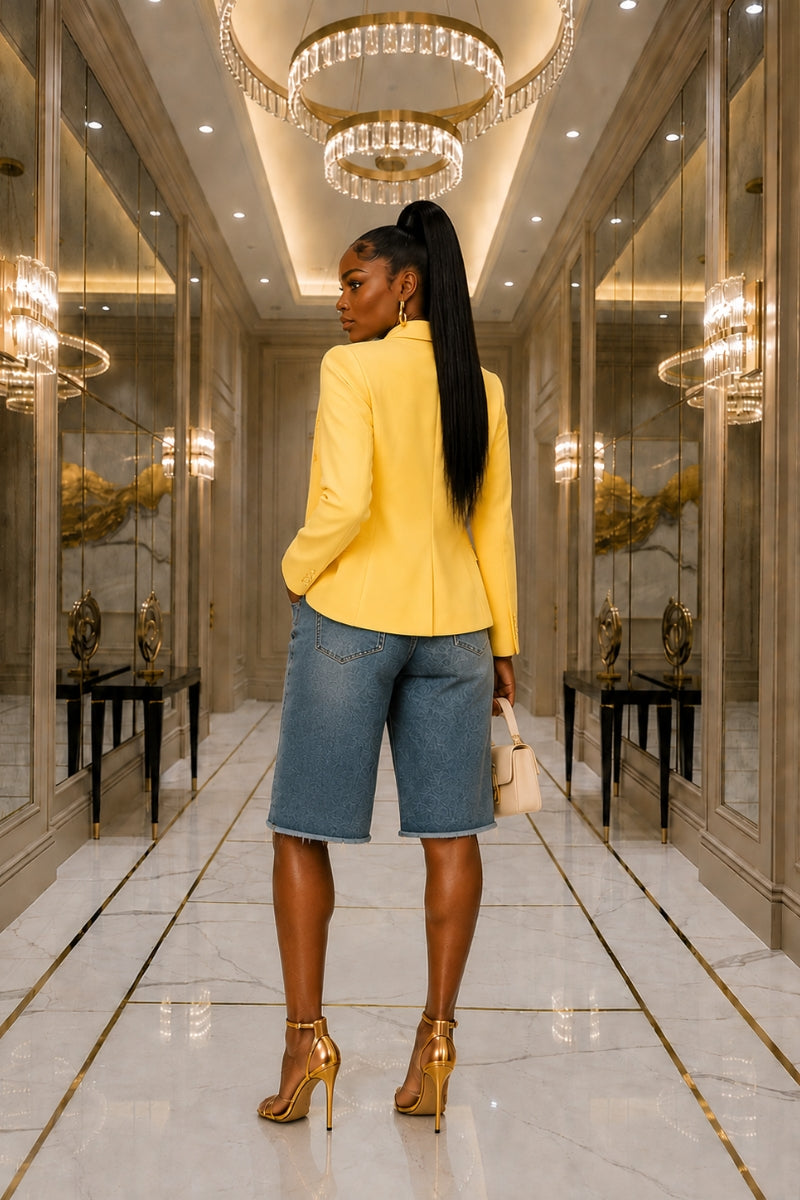 The Embellished Bermuda Shorts
